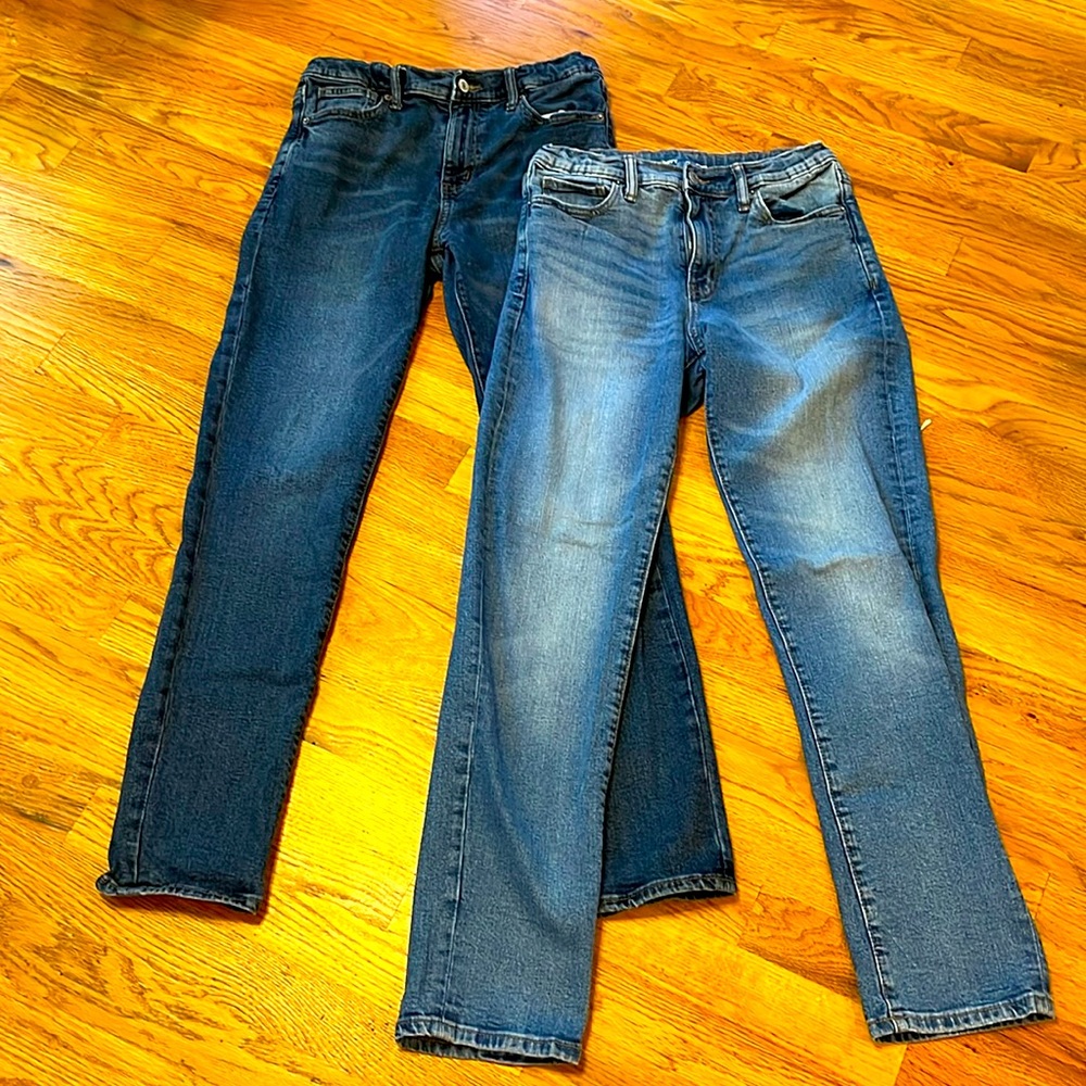 2 pair Old Navy “Original Taper” Jeans